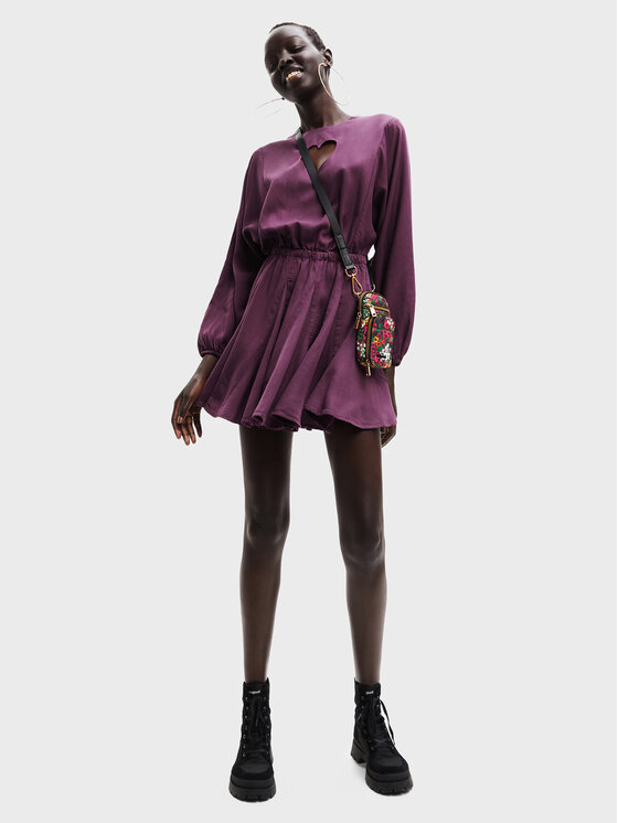 Desigual Desigual Kasdieninė suknelė Frida 22WWVW31 Violetinė Regular Fit