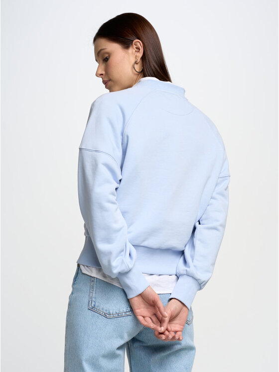 BIG STAR BIG STAR Bluza JEAN_400_170 Błękitny Basic Fit