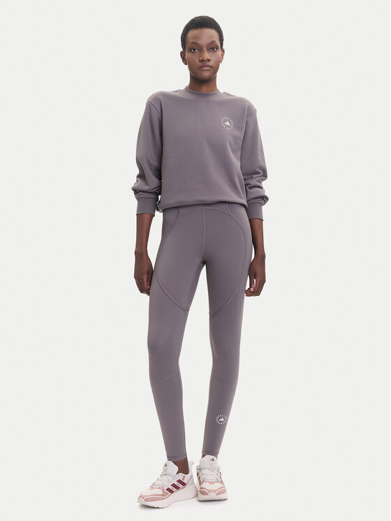 adidas by Stella McCartney adidas by Stella McCartney Majica dugih rukava JW4692 Siva Regular Fit