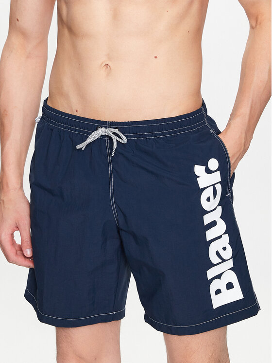 Blauer Blauer Kupaće gaće i hlače 23SBLUN02467 006568 Tamnoplava Regular Fit