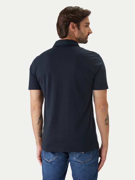 Guess Guess Polokošile F6GP01 K8FQ4 Tmavomodrá Regular Fit