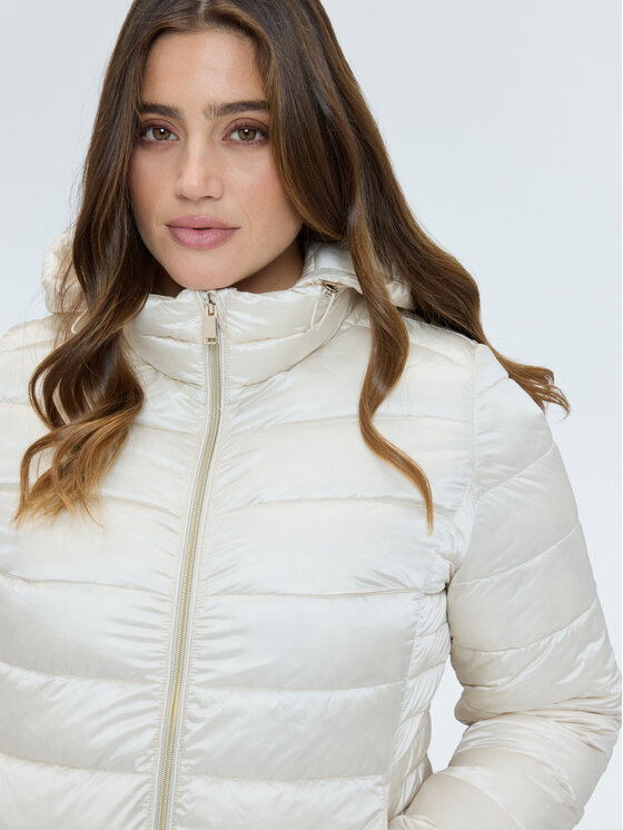 Fiorella Rubino Fiorella Rubino Kurtka puchowa F028T001459N011 Biały A-Line Fit