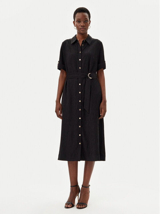 Olsen Olsen Vestito chemisier 13002000 Nero Regular Fit