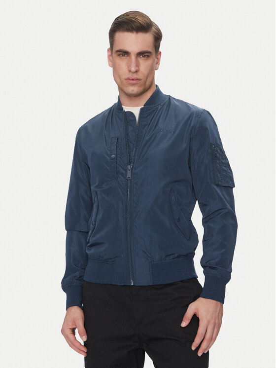 SCHOTT N.Y.C. SCHOTT N.Y.C. Bomber jakna Airstar Mornarsko modra Regular Fit