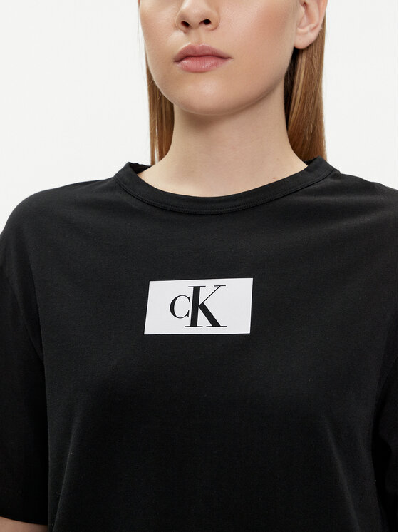 Calvin Klein Underwear Calvin Klein Underwear Rochie de zi 000QS7178E Negru Regular Fit