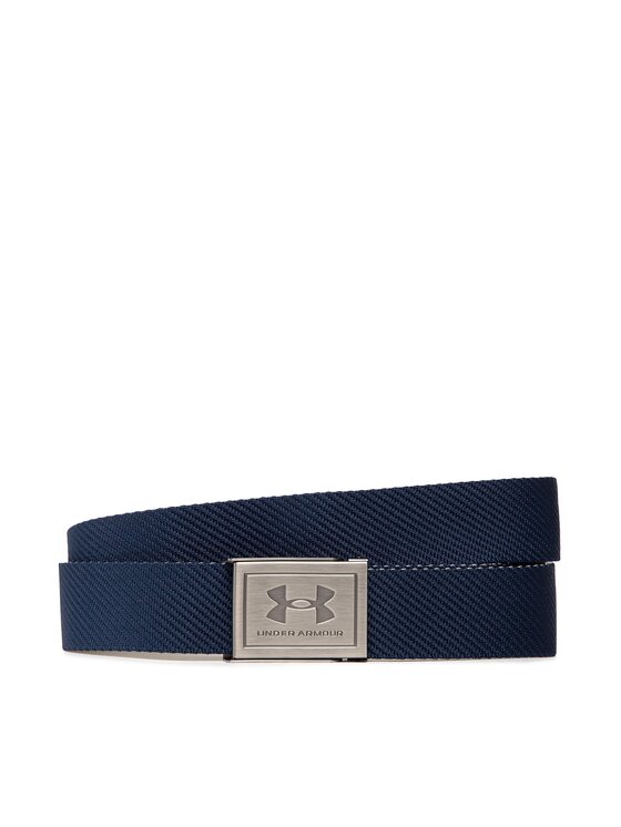 Under Armour Pasek Męski Reversible Webbing Belt 1369819408 Granatowy