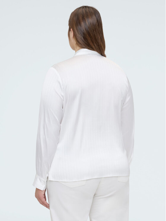 Fiorella Rubino Fiorella Rubino Bluzka 2061T002444N011 Biały A-Line Fit
