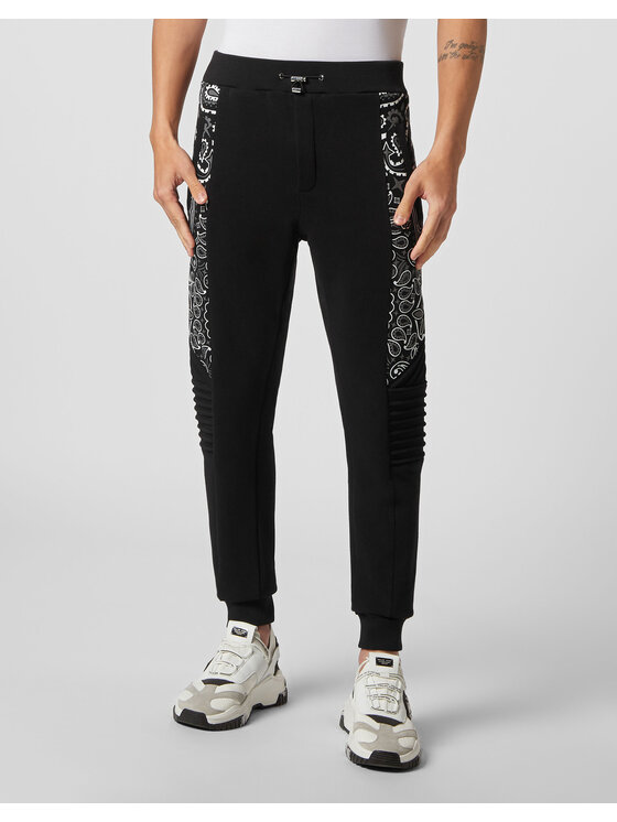 PHILIPP PLEIN PHILIPP PLEIN Jogger nohavice 1871 Čierna Jogger Fit