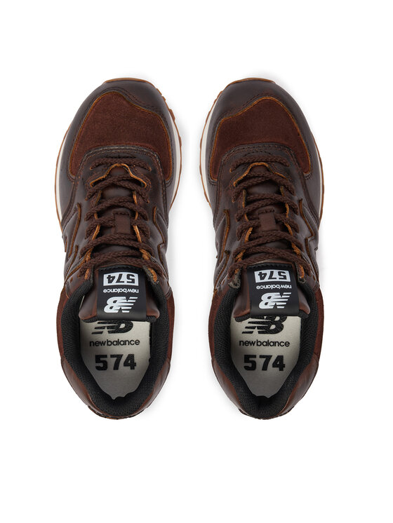 New Balance New Balance Sneakersy W574HM Brązowy ciemny
