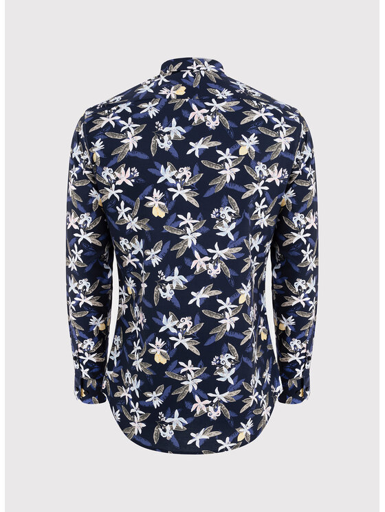 Pako Lorente Pako Lorente Koszula P24WN-1X-008 Granatowy Slim Fit