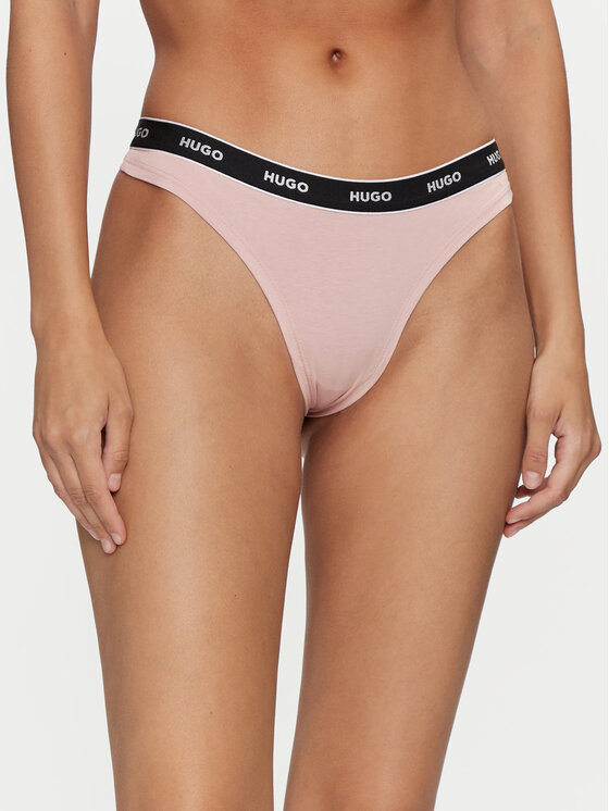HUGO Hugo Set 3 perechi de chiloți tanga 50480150 Colorat