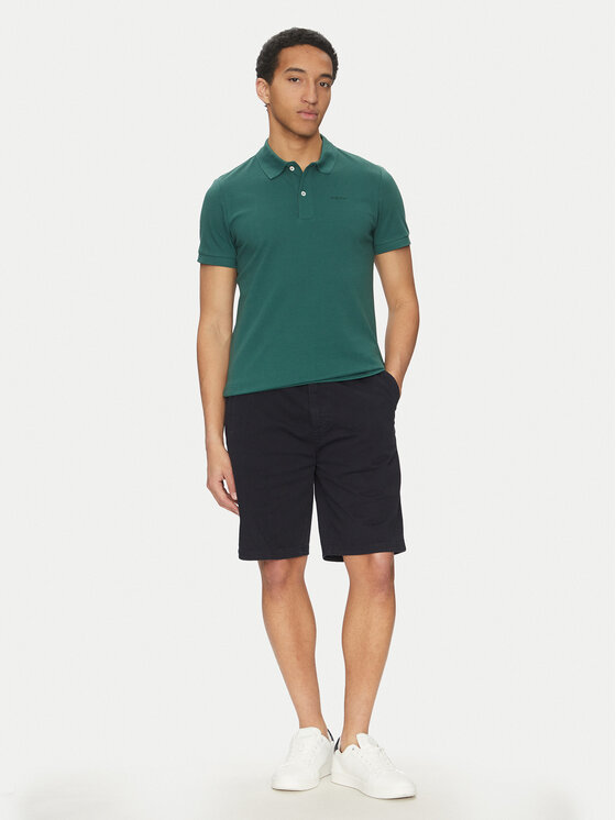 Geox Geox Polo M5511B T3240 F3221 Zielony Regular Fit