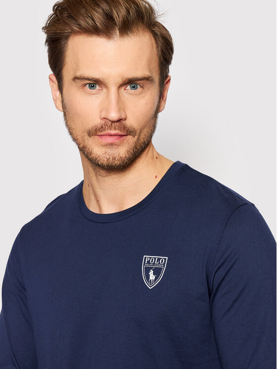 Polo Ralph Lauren Polo Ralph Lauren Піжама 714866475001 Cиній Regular Fit