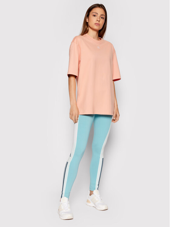 adidas Tričko adicolor Essentials H06647 Ružová Loose Fit • Modivo.sk