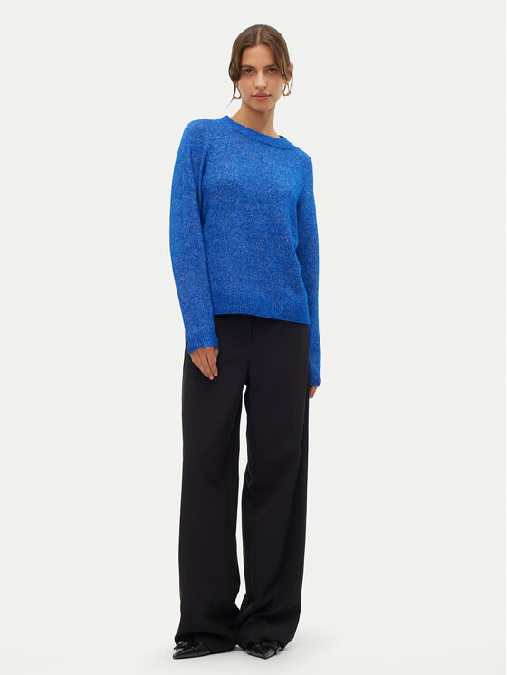 Vero Moda Vero Moda Sweter Filuca 10298674 Niebieski Regular Fit