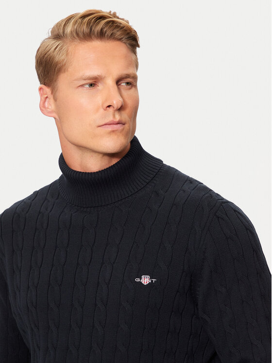 Gant Gant Dolčevita 8050607 Tamnoplava Regular Fit