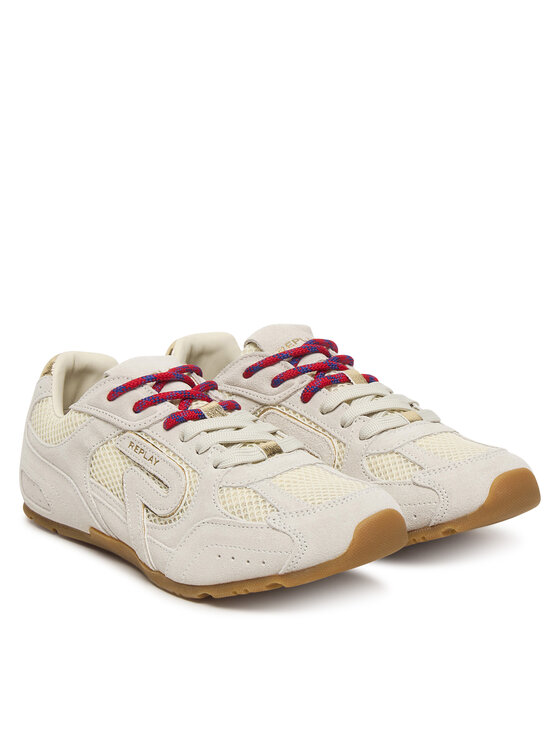 REPLAY REPLAY Sneakersy GWSM9 .000.C0002L Beżowy