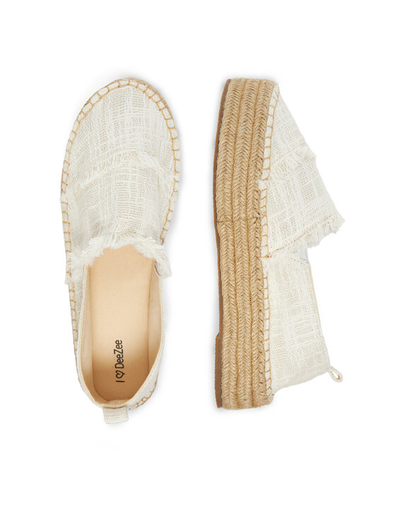 DeeZee DeeZee Espadryle 532502 Écru