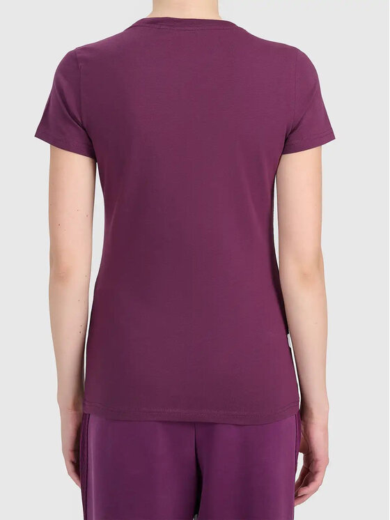 4F 4F T-Shirt 4FWSS26TTSHF2771-60 Bordowy Active Fit