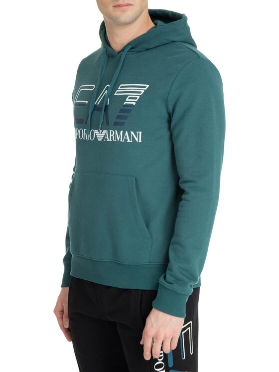 EA7 Emporio Armani EA7 Emporio Armani Mikina 3RPM13 PJLSZ 1844 Sivá Regular Fit