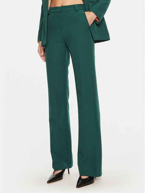 Maryley Pantaloni din material 24IB534/43GU Verde Regular Fit