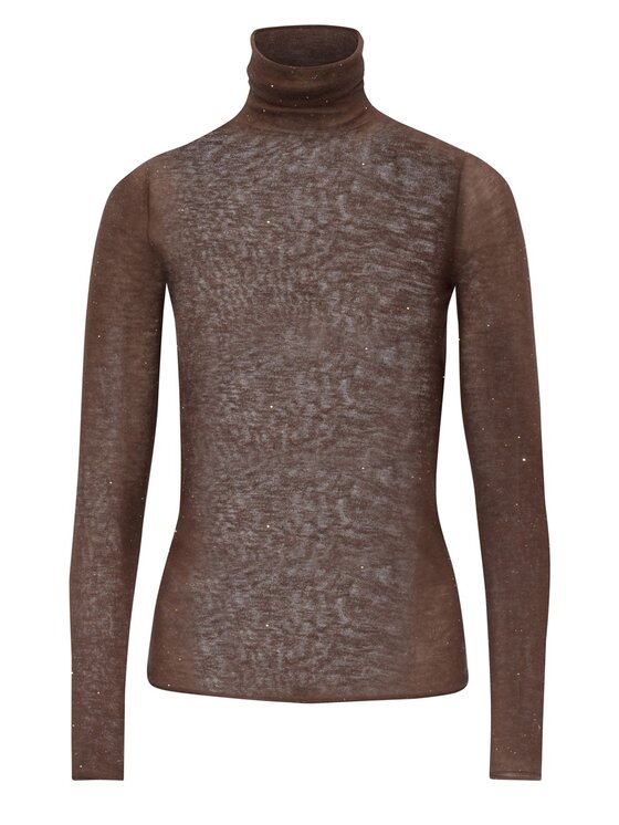 PINKO PINKO Maglione 85928 Marrone Regular Fit