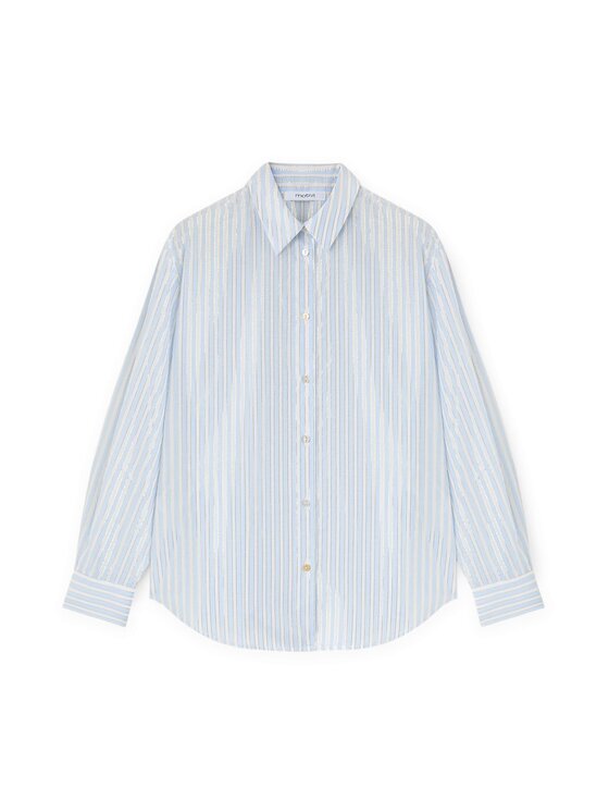 Motivi Motivi Camicia 5196Q100782N0R4 Turchese Over Fit