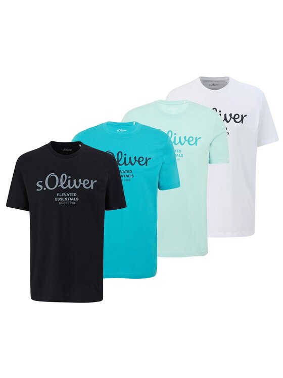 s.Oliver s.Oliver T-Shirt 28396 Kolorowy Comfort Fit