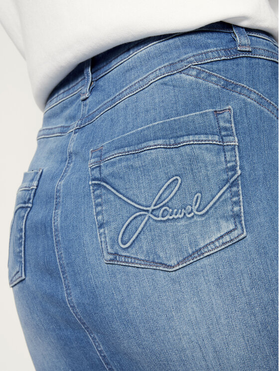 Gonna di jeans 71037 Blu Regular Fit