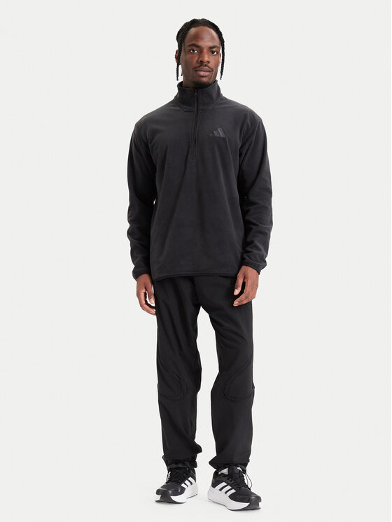 adidas adidas Флісовий реглан Terrex Multi Essentials Half Zip Fleece Jacket KZ1774 Чорний Regular Fit