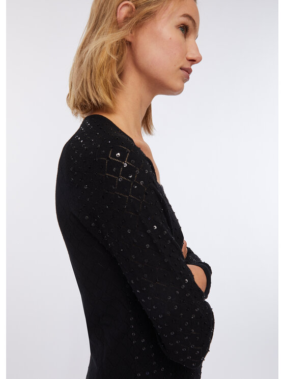 Liu Jo Liu Jo Maglione CF5027MS18F22222 Nero Slim Fit