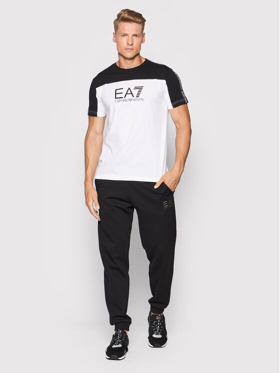 T-shirt 6KPT10 PJ7CZ 1100 Bianco Regular Fit