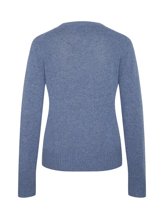 Style Republic Style Republic Sweter Kaszmir Niebieski Comfort Fit