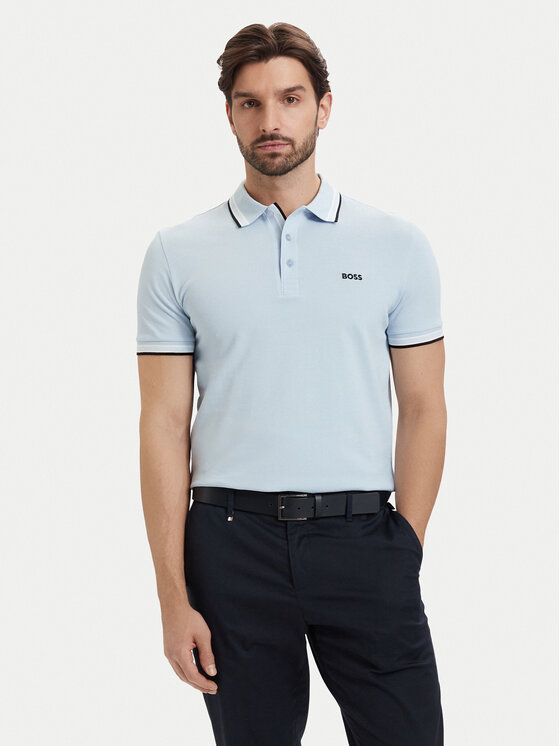 BOSS BOSS Polokošeľa Paddy 50469055 Modrá Regular Fit