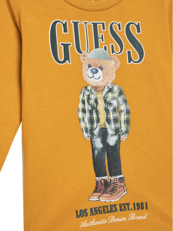 Guess Guess Palaidinė N5BI04 I3Z14 Geltona Regular Fit