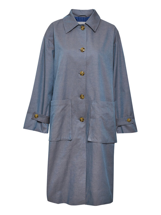 Trench GroovyKB 10104272 Blu Casual Fit