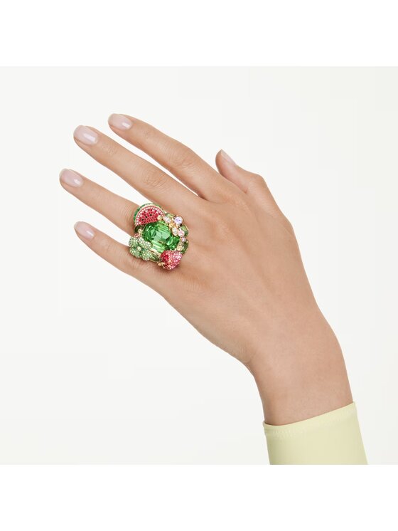 Swarovski Swarovski Pierścionek Idyllia truskawka 5751739 Czerwony