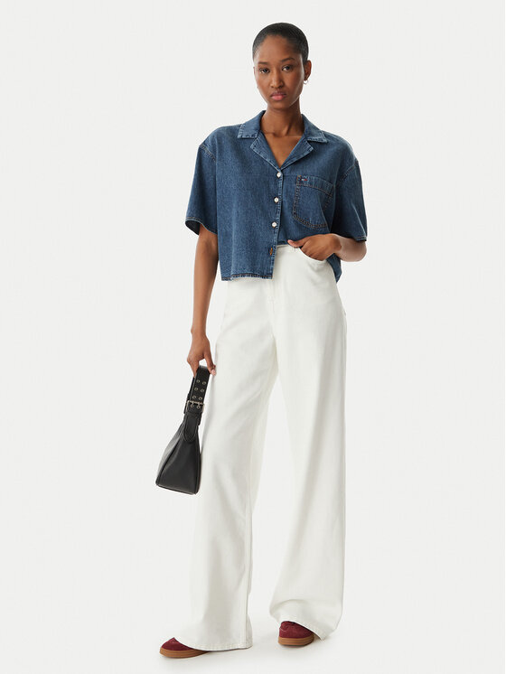 Tommy Jeans Tommy Jeans Teksasärk DW0DW22216 Sinine Relaxed Fit