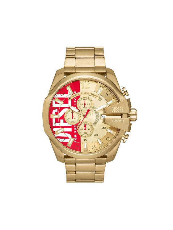 Diesel Diesel Ρολόι Mega Chief DZ4642 Χρυσό