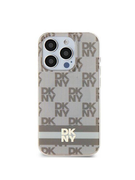 Etui na telefon DKNY, Beżowe, Apple iPhone 15 Plus