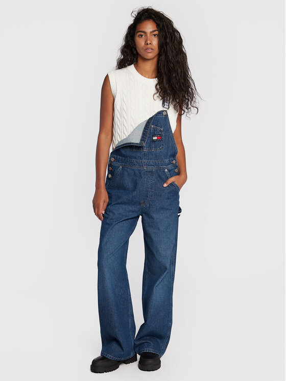 Tommy Jeans Tommy Jeans Σαλοπέτα DW0DW13899 Σκούρο μπλε Regular Fit
