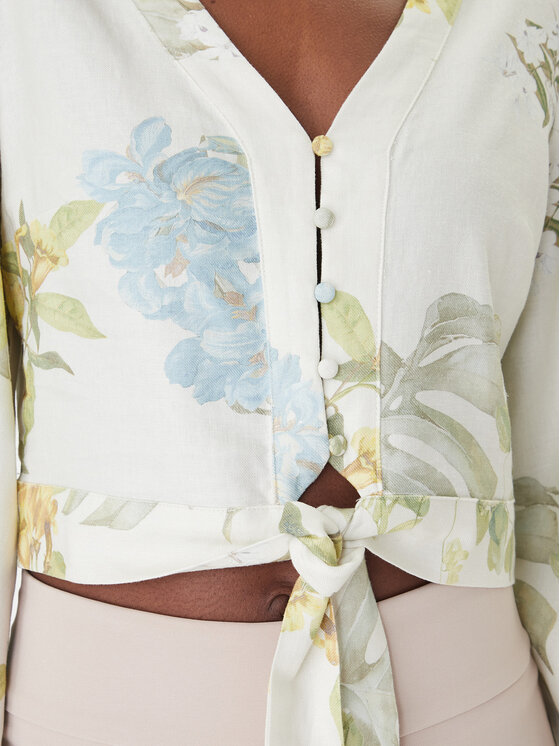 Guess Guess Bluza W6GHA4 W2565 Kremna Regular Fit