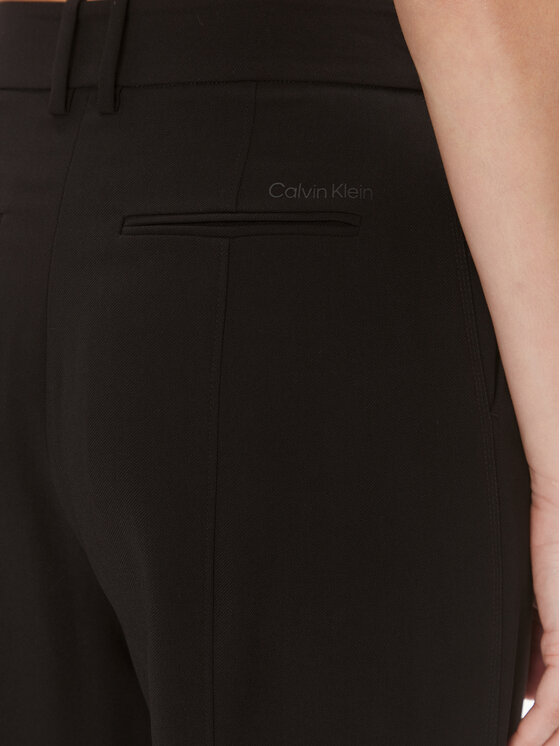 Calvin Klein Calvin Klein Spodnie materiałowe K20K205689 Czarny Relaxed Fit