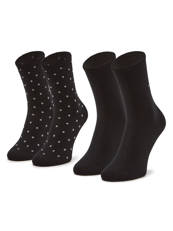 Set di 2 paia di calzini lunghi da donna Tommy