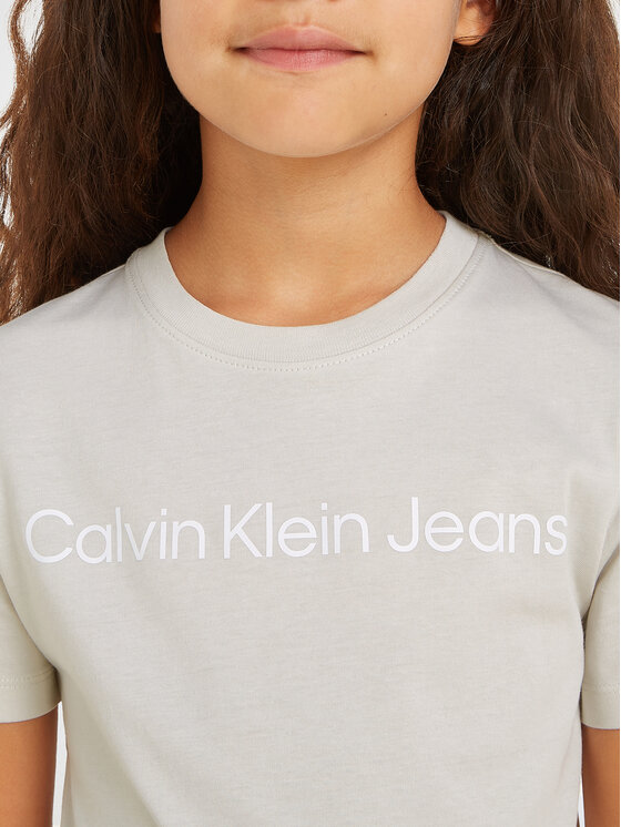 Calvin Klein Jeans Calvin Klein Jeans Marškinėliai IU0IU00599 Pilka Regular Fit