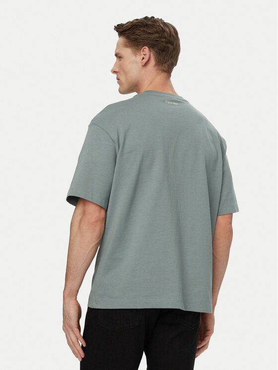 Calvin Klein Jeans Calvin Klein Jeans Marškinėliai LV04RE827G Pilka Regular Fit