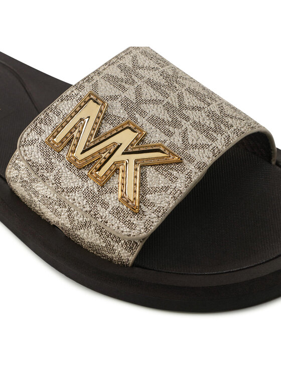 MICHAEL Michael Kors MICHAEL Michael Kors Šlepetės Mk Slide 40R2MKFA4B Auksinė