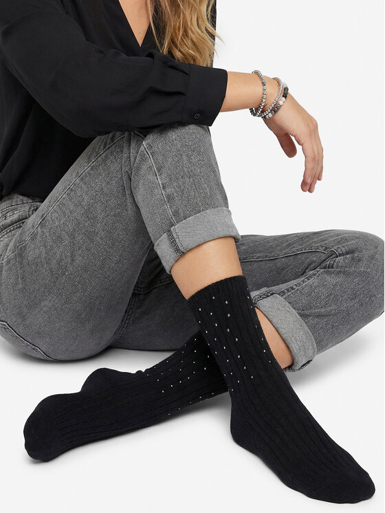 Nine West Nine West Ilgos kojinės CEO_LA_NW_17636_W_AW25 (1-PACK) Juoda