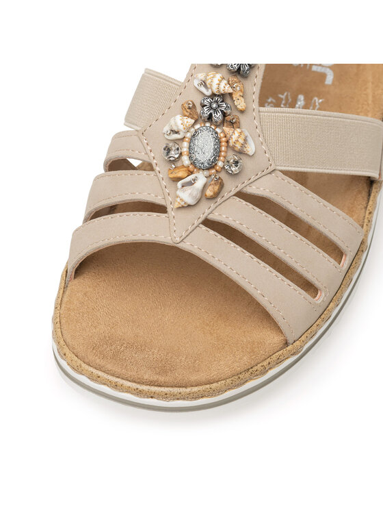 Rieker Rieker Sandalen V0649-62 Beige