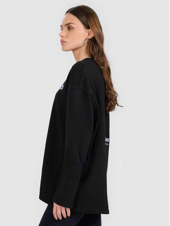 4F 4F Bluza FOB Czarny Loose Fit